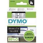 DYMO páska D1 24mm x 7m, černá na průhledné, 53710, S0720920 – Hledejceny.cz