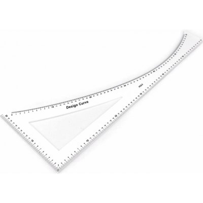 Krejčovský příložník / pravítko délka 60 cm - bílá – Zboží Dáma