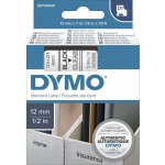 Dymo černý tisk/průhledný podklad, 7m, 12mm, S0720500 – Sleviste.cz