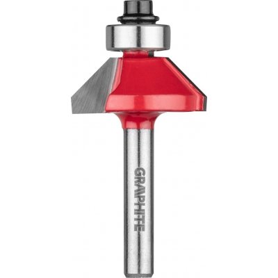 Graphite Frézovací bit, zaoblení povrchu, HM, 26,6 x 9,52 mm, stopka 6 mm – HobbyKompas.cz