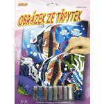 ArtLover Obrázek ze třpytek Rybičky 20x25cm – Hledejceny.cz