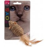 Magic Cat myška mořská tráva s pírky 18 cm 1ks – Zboží Mobilmania
