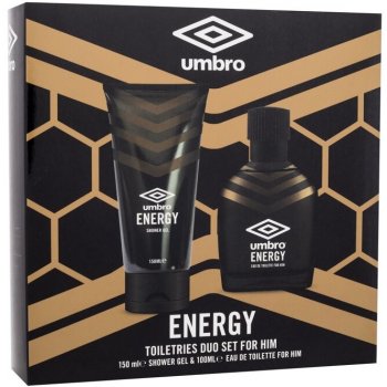 Umbro Energy EDT 100 ml + sprchový gel 150 ml dárková sada