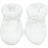 Dětské capáčky Esito Star kojenecké botičky mikroplyš white