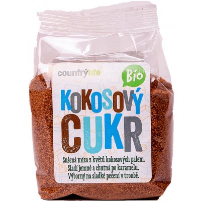 Country life Bio Kokosový cukr 250 g – Sleviste.cz