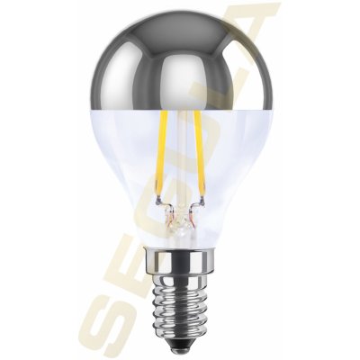 Segula 55370 LED kapka zrcadlový vrchlík stříbrná E14 2,5 W 21 W 200 Lm 2.700 K – Hledejceny.cz