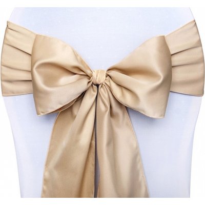 PartyDeco Mašle na židli zlatá, 275 cm – Zbozi.Blesk.cz