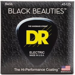 DR Strings BKB5-45 Black Beauties