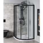 GELCO SIGMA SIMPLY BLACK 800x800 mm, R550, čiré sklo GS5580B – Hledejceny.cz