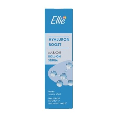 Ellie Hyaluron Boost omlazující masážní roll-on sérum 10 ml – Hledejceny.cz