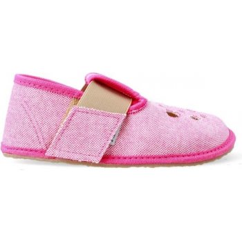 Pegres barefoot pantofle BF03 růžová