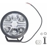 HELLA Univerzální Přední světlo L/P (kulatý, BLADE, LED, 12/24V, 22W, Š: 181mm, V: 181mm, H: 181mm, D: 96mm, čirý, hliníkový poziční světlo, dálkové světlo, délka nosiče – Zboží Mobilmania