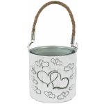 Svícen na jednu svíčku srdce K4448/1 – Zboží Dáma