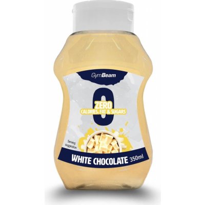 GymBeam White Chocolate 350 ml – Zboží Mobilmania