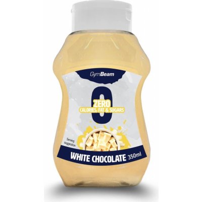 GymBeam White Chocolate 350 ml – Sleviste.cz