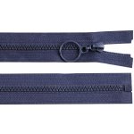 Kostěný zip No 3 délka 40 cm s kroužkem, malé, 330 modrá tmavá – Hledejceny.cz