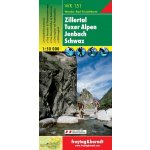 freytag & berndt - Turistická mapa F&amp amp B 151 Zillertal – Hledejceny.cz