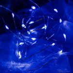 DecoLED KZ BL22B LED světelný řetěz na baterie modrý 20 diod 2,3 m – Hledejceny.cz