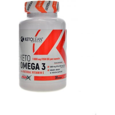 Amix Ketolean Keto Omega 3 330 mg/220 mg 30 softgels – Hledejceny.cz