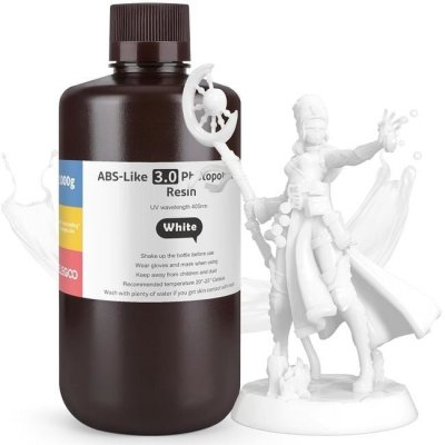 Elegoo ABS-like Resin V3.0 1KG White 50.103.0192 – Zboží Živě