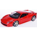 Bburago Kit Ferrari 458 Italia červená 1:32