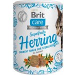 Brit Care Snack Superfruits Herring Dospělé, sterilizované kočky 100 g – Zboží Mobilmania