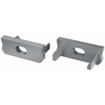 Lumines Krytka pro LED profil D šedá s otvorem ZAS-LUM-D-O-SZ – Zboží Dáma