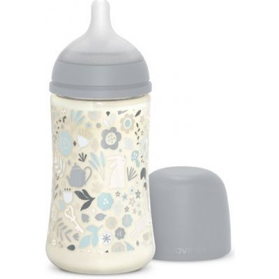 Suavinex Wonderland Kojenecká láhev fyziologický průtok Liberty modrá 270 ml – Hledejceny.cz