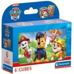 CLEMENTONI Obrázkové kostky Tlapková patrola, 6 kostek – Zboží Mobilmania