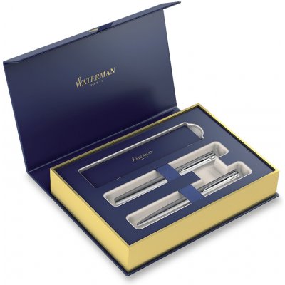 Waterman Allure Chrome CT dárková sada plnicí pero a kuličkové pero 1507/1568211 – Zboží Živě