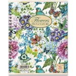 Pigna kroužkový blok Nature Flowers A4 linkovaný 60 listů – Zboží Dáma