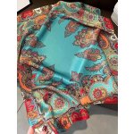 hedvábný šátek tyrkysovo-barevný v dárkovém balení – Hledejceny.cz