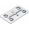 Nábytkové kování Hettich Spojovací plech 40 mm x 66 mm pozinkovaná ocel, 1 ks