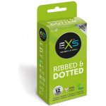 EXS Comfy Fit Ribbed and Dotted Condoms 12 ks – Zboží Dáma