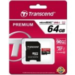 Transcend microSDXC Premium 64 GB UHS-I TS64GUSDU1 – Zboží Mobilmania