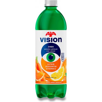 Mattoni Vision minerální voda citron mrkev pomeranč 0,7 l – Hledejceny.cz