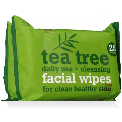 Xpel Tea Tree Cleansing Facial Wipes 2 x 25 ks – Hledejceny.cz