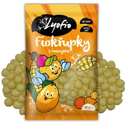 Lyofio Kukuřičné křupky mango 80 g – Zboží Dáma