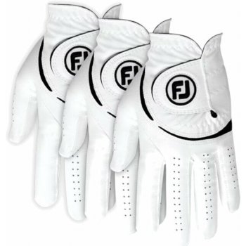 Footjoy Weathersof Mens Golf Glove Regular Levá bílá/černá XL 2024 3ks