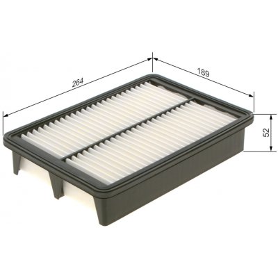 Vzduchový filtr BOSCH F 026 400 587 (F026400587) – Hledejceny.cz
