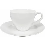 by inspire Porcelánový šálek s podšálkem Elano bílý 200 ml – Hledejceny.cz
