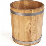 J.A.D. Tools 5970 Květináč dřevěný kulatý (dub) 40x40 cm – Zboží Dáma