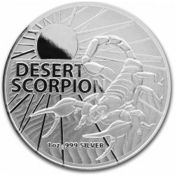 The Perth Mint Australia Austrálie stříbra $ 1 Desert Scorpion 1 oz 1 Oz