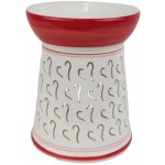 Morex aroma lampa keramická 14,8 cm bílá červená – Zboží Mobilmania