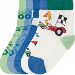 Lupilu Dětské ponožky s BIO bavlnou, 5 párů modrá/zelená/bílá – Hledejceny.cz