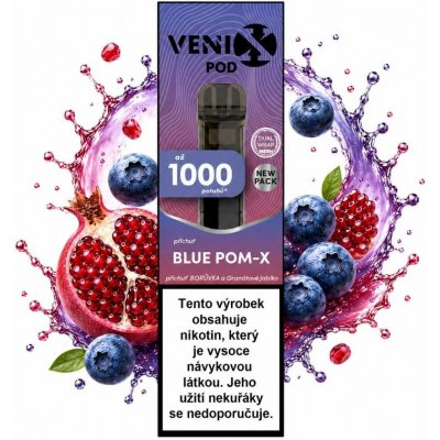 Venix Max Pod Blue Pom-X 20 mg 900 potáhnutí 1 ks – Hledejceny.cz