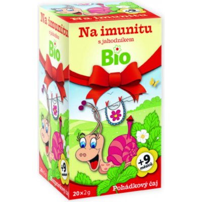 Apotheke Bio Pohádkový Imunita s jahodníkem 20 x 2 g