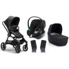 Kočárek Baby Jogger City Sights Kombinovaný + Cybex Aton B2 i-Size Autosedačka 0-13kg + Adaptéry Rich Black 2023