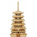 Robotime Rolife 3D Dřevěná Pagoda TGN02 275 ks – Zboží Dáma