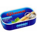 Giana Sardinky ve vlastní šťávě 125 g – Zboží Dáma